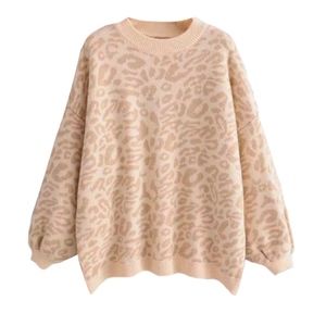 NWOT 'Kanya' Crewneck Leopard Print Sweater